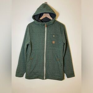 ROARK Artifacts of Adventure Mens Sz S Full Zip Hooded Jacket Green New